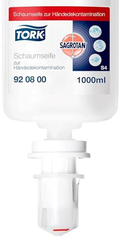 Sagrotan Tork Schaumseife zur Handhygiene S4, parfümfrei, 1 × 1000 ml, 920800