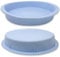 mixed24 2er Set Silikon Backform rund Ø 25cm Quiche Tarte Pizza Kuchen Form Obstkuchen Käsekuchen