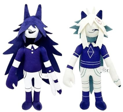 RDCIRP Fundamental Paper Education Plush Toy, Stuffed Animal Figure Doll | Cute Soft Cartoon Character Anime Pillow Plushies Doll Toy for Fans Adults(2pcs)