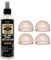 Melting Spray Wig Set with Invisible HD Wig Caps - Extreme Hold Ebin Lace Melting Glue & Invisible Lace Tint for Seamless Wig Fit