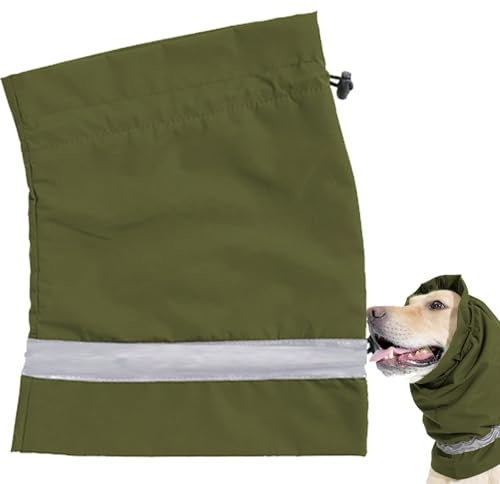 Couverture d'oreille de Chien, enveloppe d'oreille de Chien,Sweat à Capuche imperméable et Chaud pour Chien - Cache-Oreilles pour Chien avec Boucle réglable, avec Bande réfléchissante, Protection