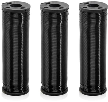 0.7mm Aluminum Craft Wire, 300M Metal Wire Bendable Florist Wire for Sculpting Jewelry Making Sculpting DIY Crafting, Black