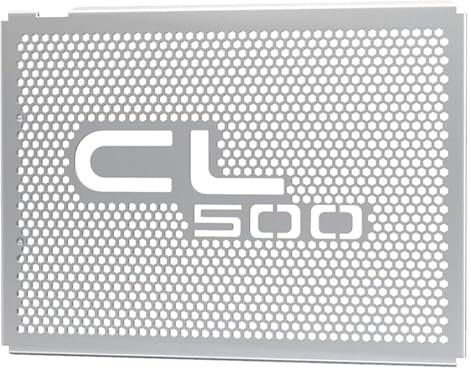 Ya Song Compatibile con CL 500 Cl500 2023 2024 2025 for Moto Radiatore in Alluminio di Protezione Griglia di Protezione Olio-Radiatore della Copertura della Protezione CL500(Sliver)