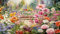 Wulcea Diamond Painting Erwachsene Diamant Bilder 40x70 Cm Xxl Bastelset Geschenke Landschaft Deko Basteln 5d Groß Crystal Art Kinder Mädchen Geburtstagsgeschenk Wohnzimmer Zimmer Zubehör Blumen