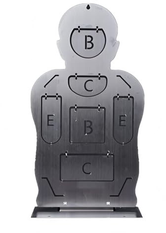 YXLYFDLY Dianas Plegables para Campo De Tiro, Dianas De Tiro De Acero Inoxidable Y Dianas Metálicas con Soportes para Dianas, para Soft Bullets Slingshot Mud Balls