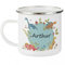 Personalised Dinosaur Camping Mug -Kids Cups-Custom Made Mug- Outdoor Mug Boy Girl Personalised, Tin 11 oz.