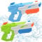 Gemdoit 2 Pack 600ML Wasserpistole Kinder, Wasserpistole mit großer Kapazität, Reichweite 8–10 Meter, Sommerliches Pool, Strand, Wasserschlachten-Wasserpistolen-Spielzeug