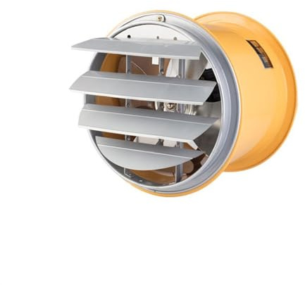Floor Fan, Exhaust Fan 10 Inch /12 Inch /14 Inch /16 Inch High-power Industrial Exhaust Fan Household Kitchen High-speed Cylinder Smoke Extractor Fan Ventilation Fan(12 inch)