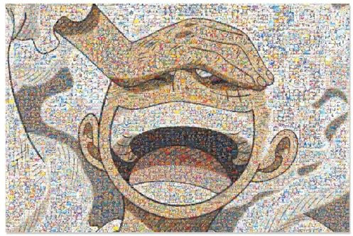 Ensky One Piece Gear 5, Gear Fifth - Mosaikkunst, Puzzle, 1000 Teile, 4489 Anime, 50 x 75 cm, 1000-595