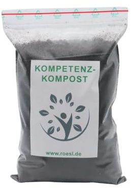 RÖSL: Kompetenz-Kompost 1L - Mikrobieller Bodenaktivator für Living Soil und KompostTee - Spezialkompost mit nützlichen Bakterien & Pilzen für Cannabis Pflanzen