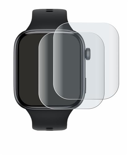 BROTECT Full-Cover Schutzfolie Matt für Honor Watch X5i (2 Stück) - Full-Screen Displayschutz-Folie, 3D Curved, Anti-Reflexion