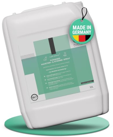 10L Haustier-Hygiene-Spray & Desinfektionsmittel für Hund, Katze & Co | Planet Sensitive® wirksam gegen Bakterien, Viren, Pilze & Sporen | Geruchsbeseitigung | Made in Germany | Kanister
