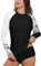 BesserBay Camiseta de surf para mujer UPF 50+, cuello redondo, manga larga, protección solar, protección solar Rash Guard S-XXL, #175014, L