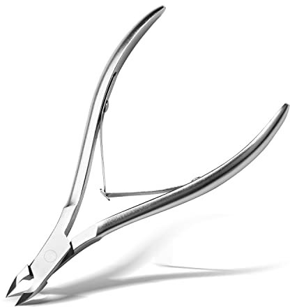 Bluesky Professional Cuticle Nippers, Stainless Steel Cutters for Nails