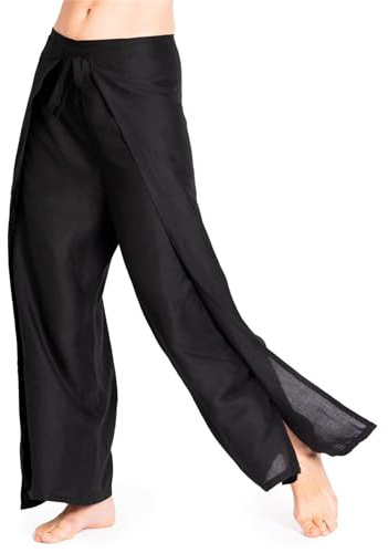 PANASIAM Sunshine Pants Plain, Black, L