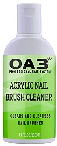 POWERFUL Acrylic Nail Brush Cleaner Liquid Cleaner for Acrylic Gel Nail Brushes Extra Strong 100ml