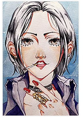Anime-Poster Nana Osaki 17, Leinwand-Poster, Wandkunst, Deko, Bild, Gemälde für Wohnzimmer, Schlafzimmer, Dekoration, 50 x 75 cm, ohne Rahmen: