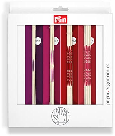 Prym Double Point Set Knitting Needles, Assorted 20,57180