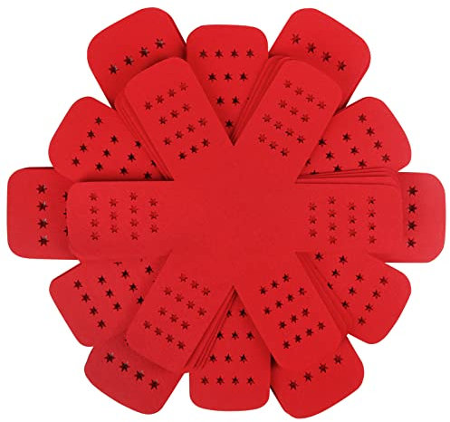 Pan Protectors for Stacking, Larger Pan Separators with Star,Set of 12 & 3 Different Size, Red Pan Protectors to Protect Pots and Pans in Kitchen Cupboard