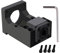 CNCYEAH Nema 23 Schrittmotor,Motorhalfter, Drehmaschine mit hoher Zähigkeit CNC-Zubehör Integrierte Motorhalterung für 57 mm Nema 23 Motor und 10 mm BallScrew(MBK10-57)