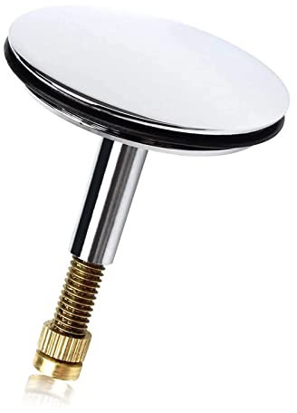 Hinata Badewannen-Unterlegkeile Stöpsel, verstellbar, Pop-Up-Waschbecken, Ersatz-Ablaufstopfen, Badewanne, 44 mm