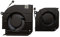 PYDDIN (1 Pair) New CPU GPU Cooling Fan Intended for Dell Inspiron 16 Plus 7620 GeForce RTX 3060 Series Laptop Fan 0C3MKP 0V7P3C DC5V