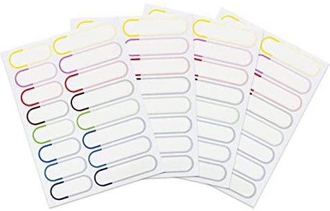 64 PCS Baby Bottle Labels for Daycare,Kids Name Tags Stickers School Name Labels,Self-Laminating Write-On Waterproof Dishwasher Safe Self-Adhesive Label Stickers for School,Home,Office Supplies