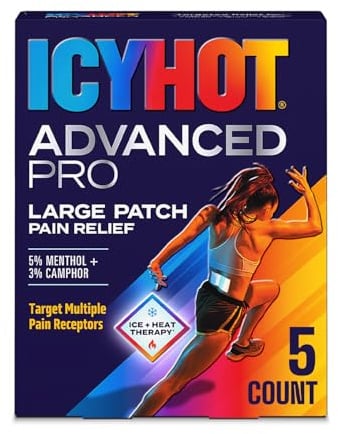 Icy Hot Advanced PRO Pain Relief Patches, 5-Count