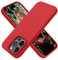 OTOFLY Compatible with iPhone 15 Pro Case, Silicone Shockproof Slim Thin Phone Case for iPhone 15 Pro(6.1 inch), (Red)