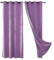 JRUI Verdunkelnde Vorhänge, Blickdichte Gardinen 2er Set 180x260cm (HXB), Vorhang Samt mit ösen, Gardinen Schlafzimmer, Thermovorhänge, Hitzeabweisende Vorhänge, Curtains Lila