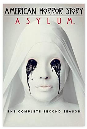 American Horror Story Asylum TV Show Poster Leinwand Poster Schlafzimmer Dekor Sport Landschaft Büro Zimmer Dekor Geschenk ungerahmt 30 x 45 cm