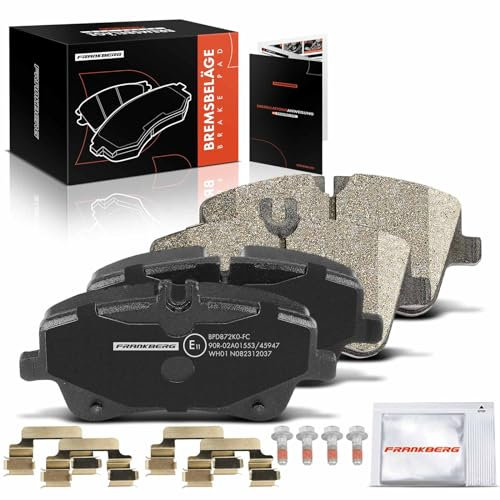 Frankberg 4x Bremsbeläge Vorderachse Kompatibel mit C-Klasse W203 C180 C200 C220 C230 C240 C270 C280 C320 1.8L-3.2L 2000-2007 SLK R171 280 300 200 1.8L-3.0L 2004-2011 Replace# 0034202520