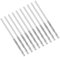 TOP-VIGOR 10Pcs 0.8mm Diamond Twist Drill Bit, Diamond Tipped Twist Drill Bit Set Masonry Drill Bits Rotary Tools for Wood Glass Stone Cutting