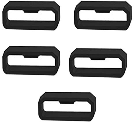 Limtula 5 anelli di fissaggio per smartwatch Band Keeper, cinturino di ricambio in silicone per cinturino/supporto/fermo, 22MM