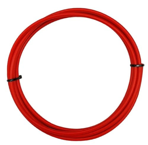 EKalgretrA Filo Freno Bicicletta Cavo Freno Bicicletta da 3 Metri/Guaina Cavo Cambio 4mm/5mm Tubo Cavi Freno Bici Bici da Corsa Freno Cambio deragliatore Linea(Brake Cable Red)