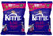 Kettle Chips Sea Salt & Balsamic Vinegar of Modena Sharing Crisps, 130g, Pack of 2, Hand Cooked in Norfolk, British Potatoes, Gluten-Free, Suitable for Vegans