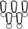 5 Pcs Karabinerhaken, Karabiner Klein, Carabiner, Karabiner Haken, Schraubkarabiner, Karabiner Schlüsselanhänger, Schlüsselkarabiner, Karabinerhaken Klein mit Schlüsselanhänger für Herren und Damen A3