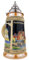 KING® Made in Germany Bierkrug mit Zinn-Deckel “Regensburg” Bierseidel Steinkrug Beer Mug Geschenk für Männer und Regensburg-Fans 0,7L