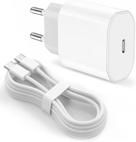 Airpods 4 caricabatterie, 20 W, USB C AirPods Pro (2 Gen), cavo di ricarica USB C a USb C, cavo intrecciato per AirPods Max 2 (pubblicato nel 2024), Earbuds, iPhone 16 Pro Max/15 Type-C