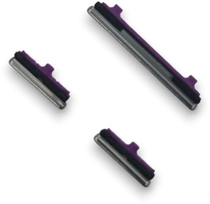 jbTec Lautstärke EIN/Aus Tasten Set kompatibel mit Samsung Galaxy S10 / S10+ Plus - Ersatz Buttons Knöpfe