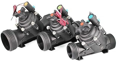 FBPQRCONS Elettrovalvola for irrigazione da Giardino da 3 Pollici 24 V CA 12 V CC 220 V CA con Bobina di bloccaggio CC(Bsp-dc Latching 6-20vdc)