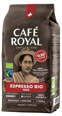 Café Royal Bio Espresso Peru - 500 g Bohnen