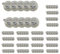 Eioeeklop 100PCS LED Coaster White,Light Up Coasters,LED Sticker Lights,Wine Bottle Lights,for Drinks,Bar Accessories,