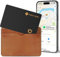 NOVOO Dünne Geldbörsen Tracker Karte IP68 wasserdicht Air Smart Tag Card funktioniert mit Apple Find My (nur iOS), Bluetooth Item Finder Gegenstandsortierer für Gepäckanhänger, Telefon, Reisepässe