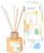 Raumduft Diffuser Sunny Day, 100 ml mit Stäbchen - Essential Oils Lufterfrischer in Geschenkverpackung | Sonnige Frische aus Bergamotte, Orange & Citrus | Wohn-, Schlaf-, Bad, WC, Hotel, Büro, Deko