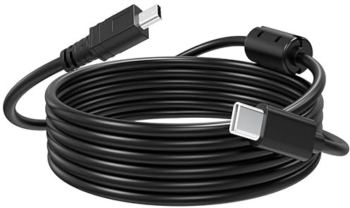 USB C Port Camera Transfer Cable Charger Cord Compatible with Panasonic Lumix Camera DMC-FX500 DMC-FX700 DMC-G7 DMC-FZ1000, DMC-FZ300, DMC-FZ200, ZS50,TZ35, FT20, FS20, FX33, FX35, FX80, FX9 (1.5 m)