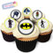 Holly Cupcakes 24 Wunderschöne essbare Kuchendekorationen: Batman