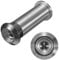 Security Door Viewer Spy Hole - Polished Chrome 160 Degree Aspect