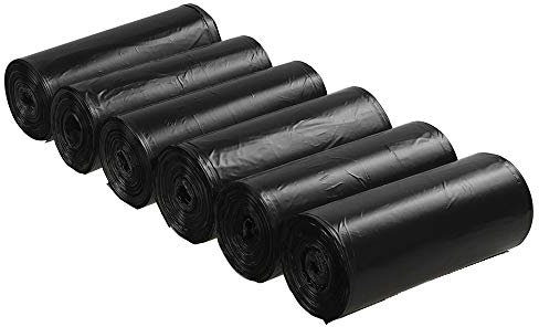 Qshape 30 L Noir Sacs Poubelle Sac Poubelle Haute, Lot de 150