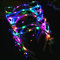 T.Y.G.F 10 Pcs Filles LED Clignotant Mignon Pointu Chat Oreilles Cheveux Cerceau Lumineux Chaîne Lumières en Peluche Tissu Enveloppé Bandeau Mignon Chat LED Bandeaux